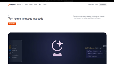 Replit AI - Turn Your Ideas into Code Effortlessly
