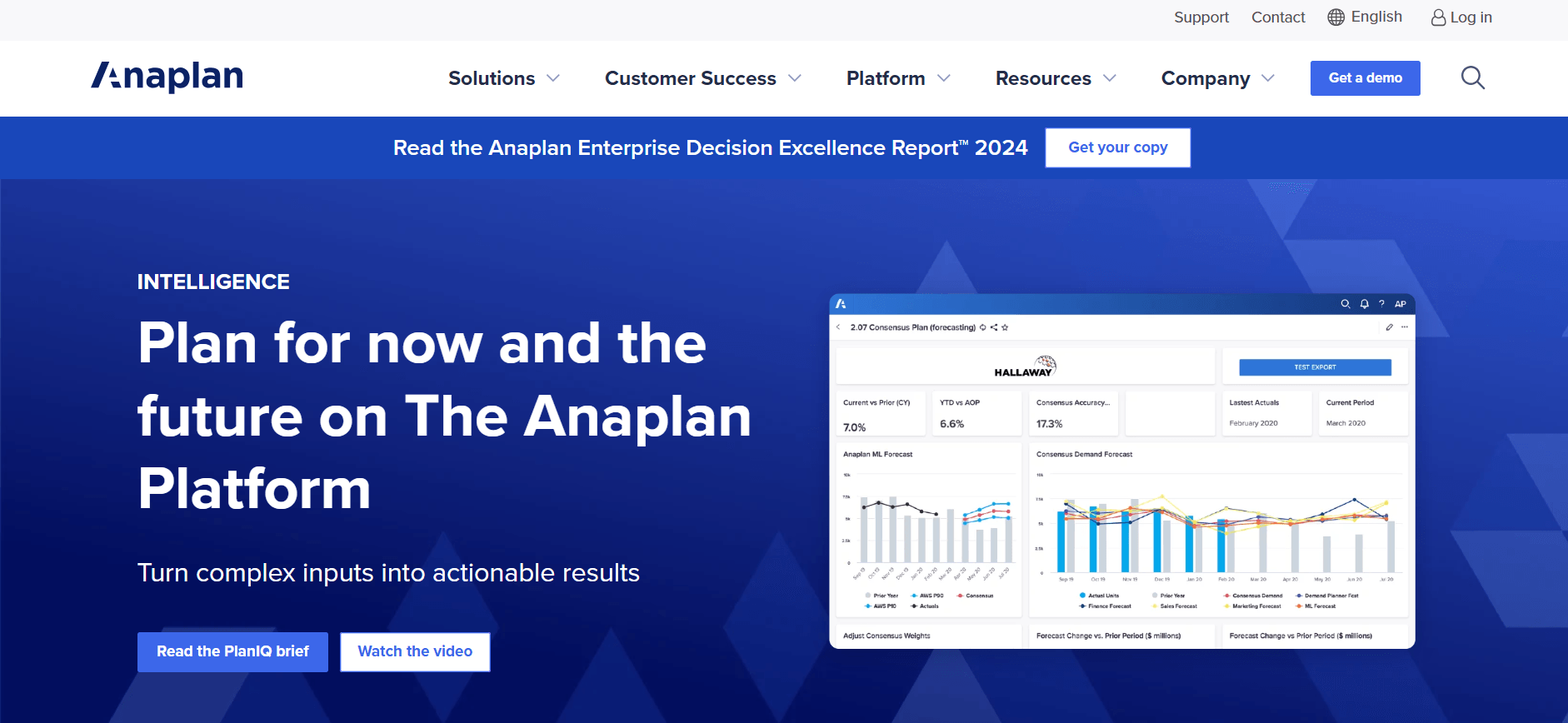 Anaplan - AI-Powered Insights for Future-Proof Planning and Smarter Decisions