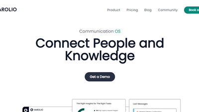 Varolio - AI Insights and Communication Intelligence for Your Teams
