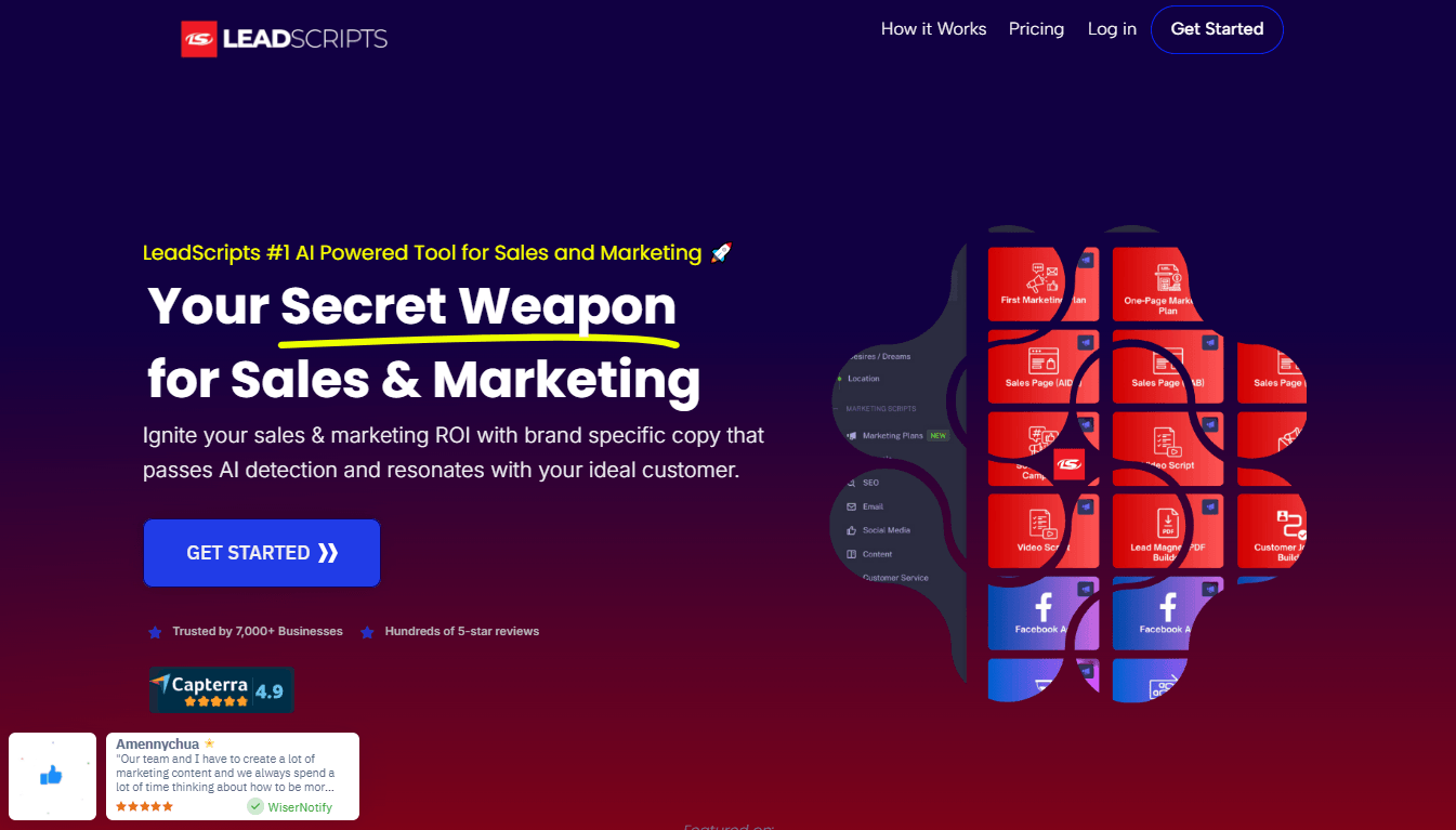 LeadScripts - The AI Tool to Elevate Your Sales & Marketing