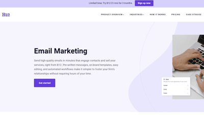 B12 Email Marketing Plugin powered by OpenAI - Automated Email Creation