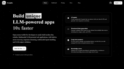 Scoopika - Build LLM-Powered Apps 10x Faster