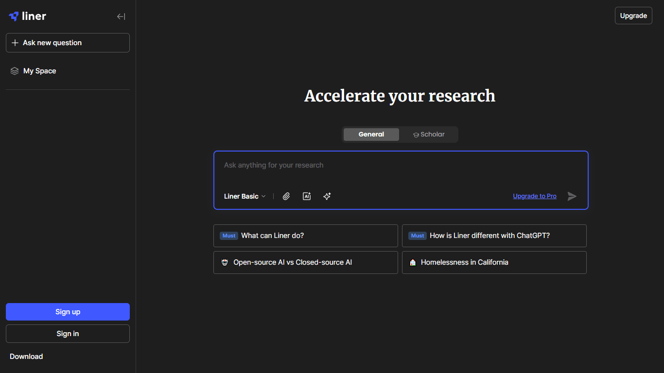 Liner - Simplify Your Research