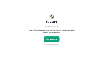 ExcelGPT - Your AI Assistant for All Things Excel