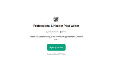  Professional LinkedIn Post Writer - Get Expertly Written LinkedIn Posts