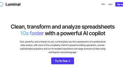 Luminal - 10x Faster Spreadsheet Analysis