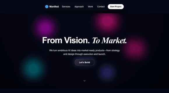 Website with animations