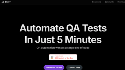 Reliv - Stop Coding Bugs 10x Faster Than Manual Automation