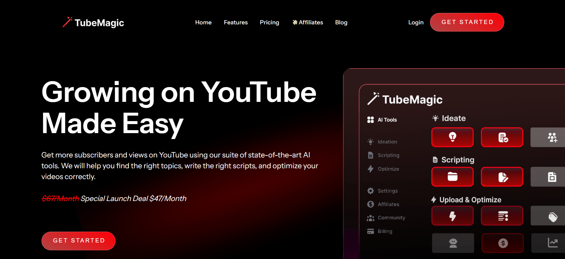 TubeMagic - Access AI Tools for YouTube Success