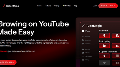 TubeMagic - Access AI Tools for YouTube Success