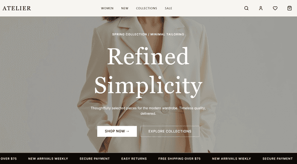 Editorial ecommerce