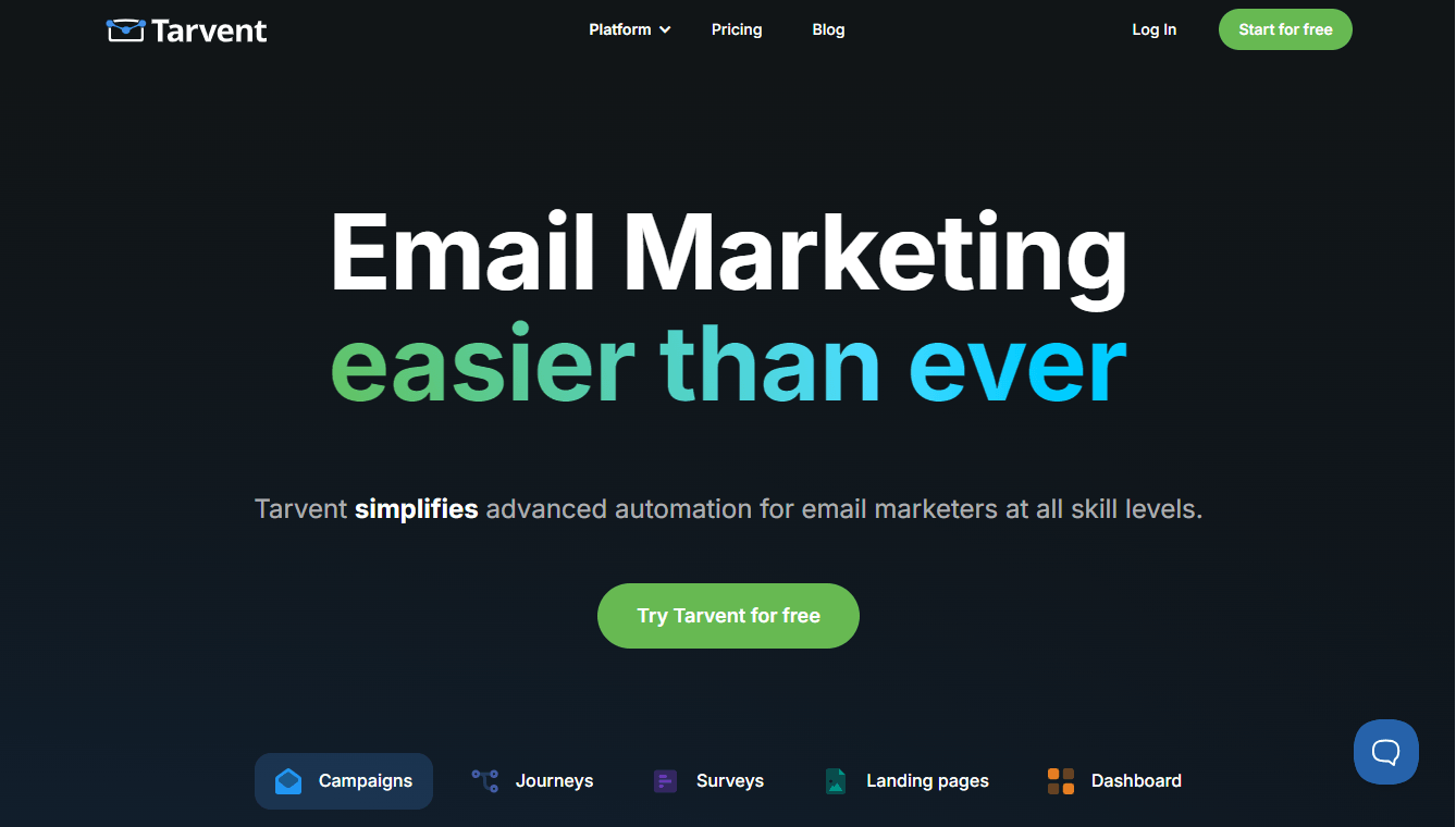 Tarvent - Simplify Your Email Marketing