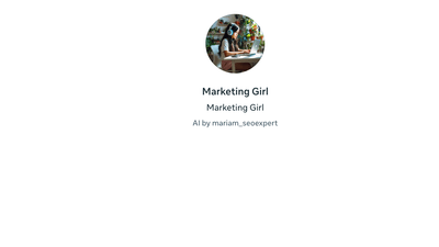 Marketing Girl - Expert for All Things Marketing