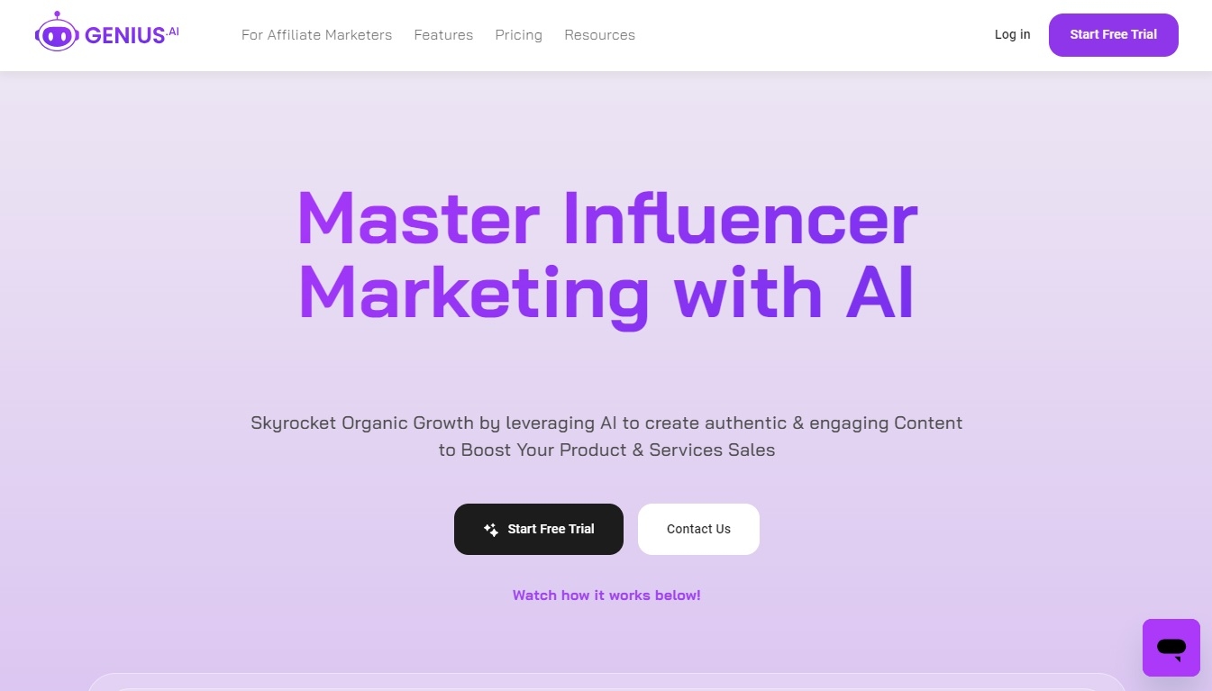 Genius.AI - Master Influencer Marketing with AI