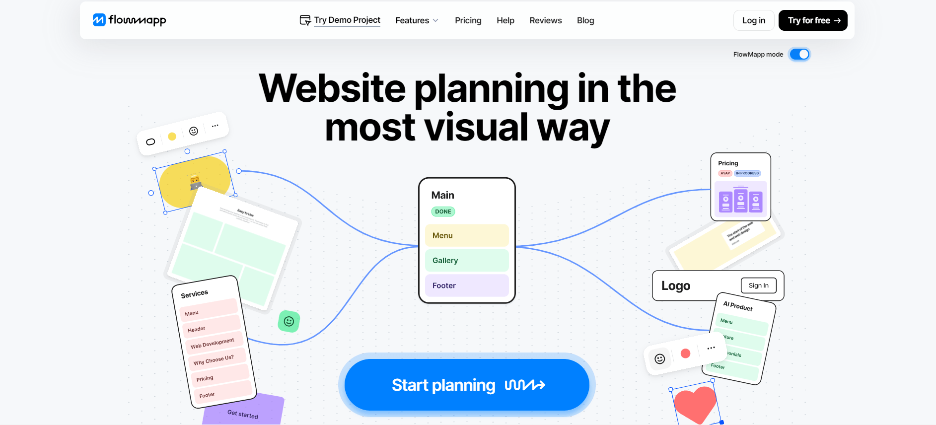 FlowMapp - Tool for Visualizing Website Plans