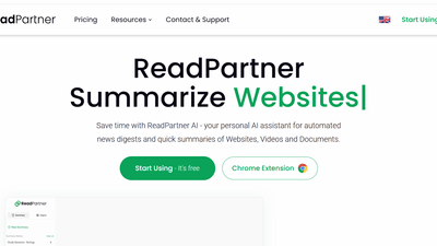 ReadPartner - AI Summarizes the News You Need in Minutes