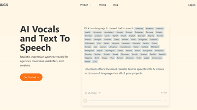 Uberduck - All-in-One AI Voice Studio