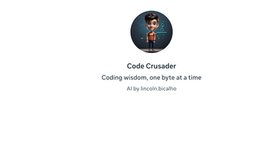 Code Crusader - Coding Wisdom and Insights