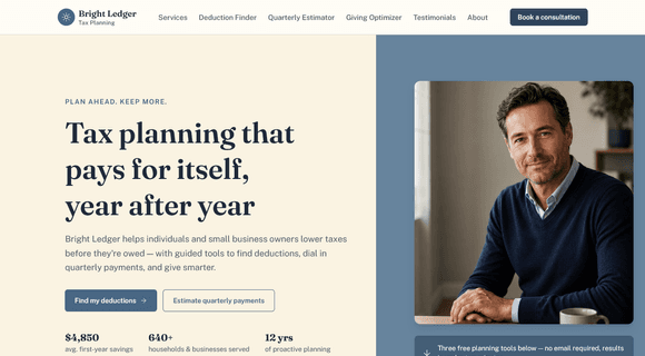 Tax planning website
