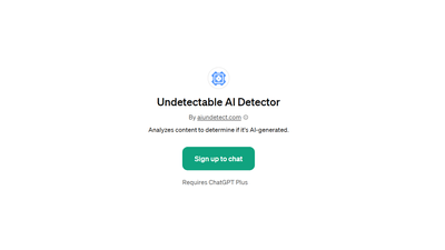 Undetectable AI Detector - Get Help with Bypassing AI Detection Tools
