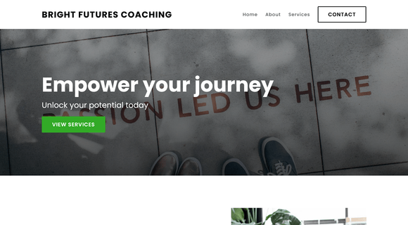 Life coach website