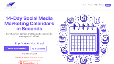 ViralMarketer - Create 14-Day Social Media Calendars in Seconds