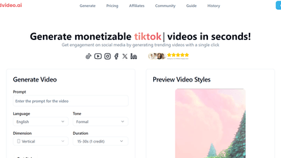 Trendvideo AI - Generate Viral Reels, TikToks, and More