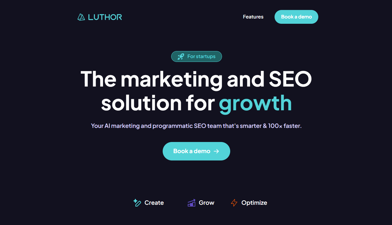 Luthor AI - Your AI Marketing and SEO Solution for Growth