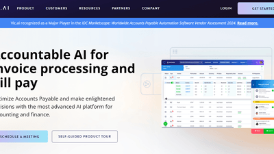 Vic.ai - Automated Invoice and Bill Payments Processing