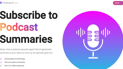 PodSnap.AI - Summarize Your Favorite Podcast and Get Instant Insights