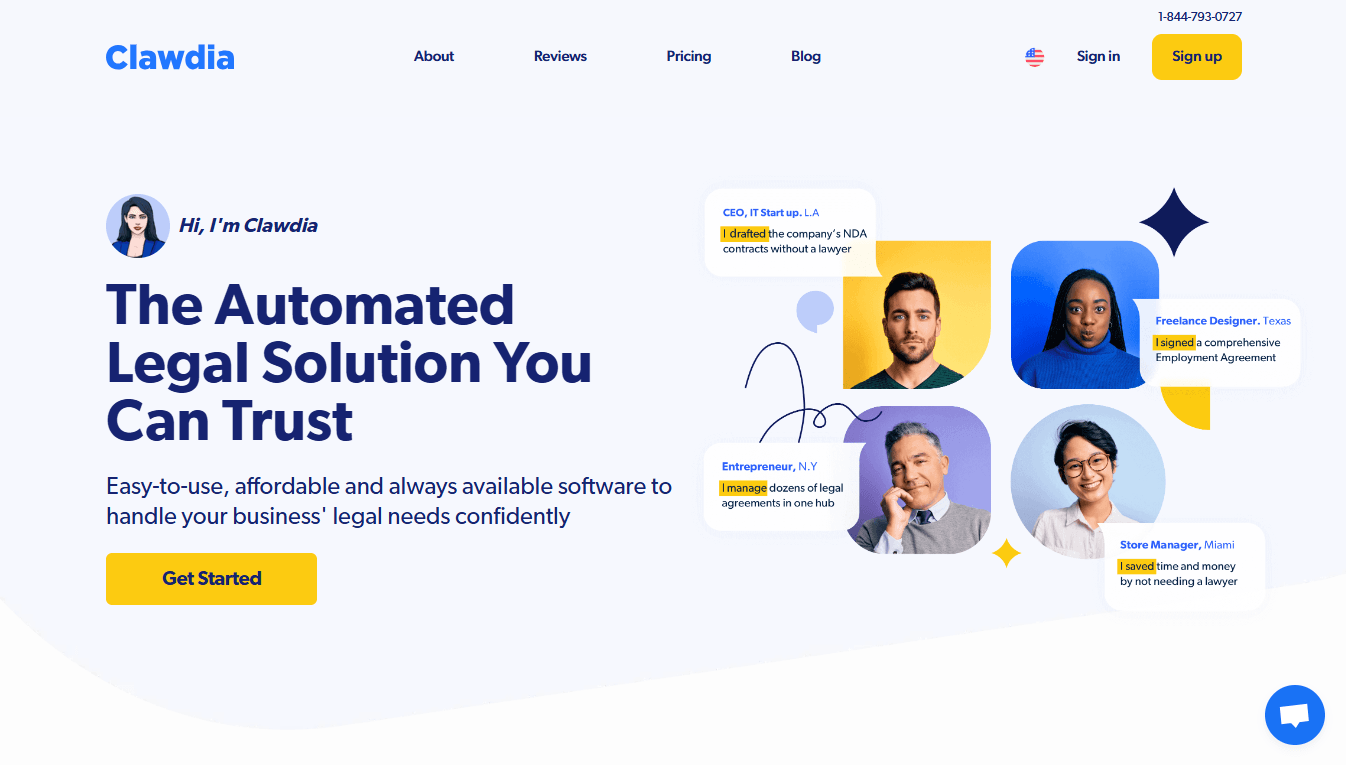 Clawdia - Your All-in-One Legal Assistant for Businesses