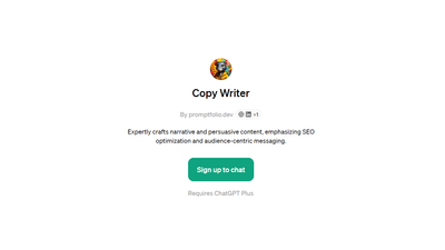  Copy Writer - Expert Copy Creation