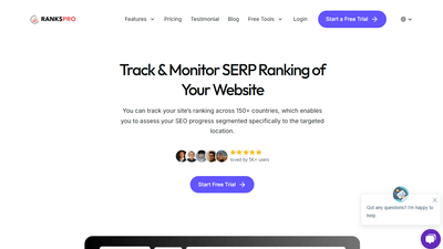 RanksPro.io - The Ultimate SEO Rank Tracking Tool