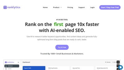 Ranklytics AI - Your Ultimate AI SEO Companion