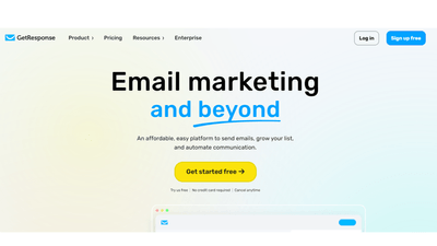 GetResponse - Email Marketing Automation Platform and More