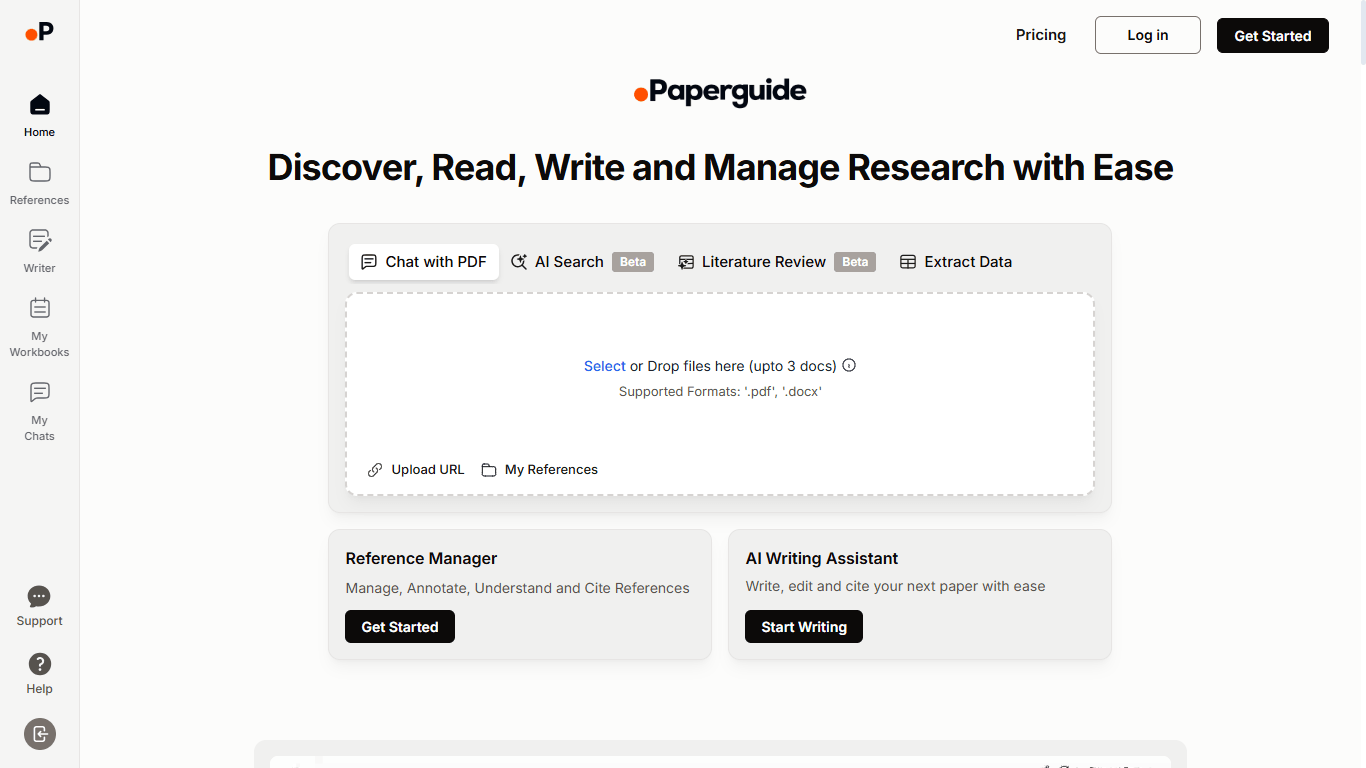 Paperguide - AI Research Assistant for Academics