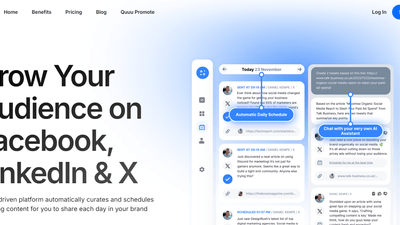 Quuu - Build Your Audience on Popular Social Media Platforms