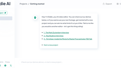 Eddie AI - Turn Interviews into Captivating Videos