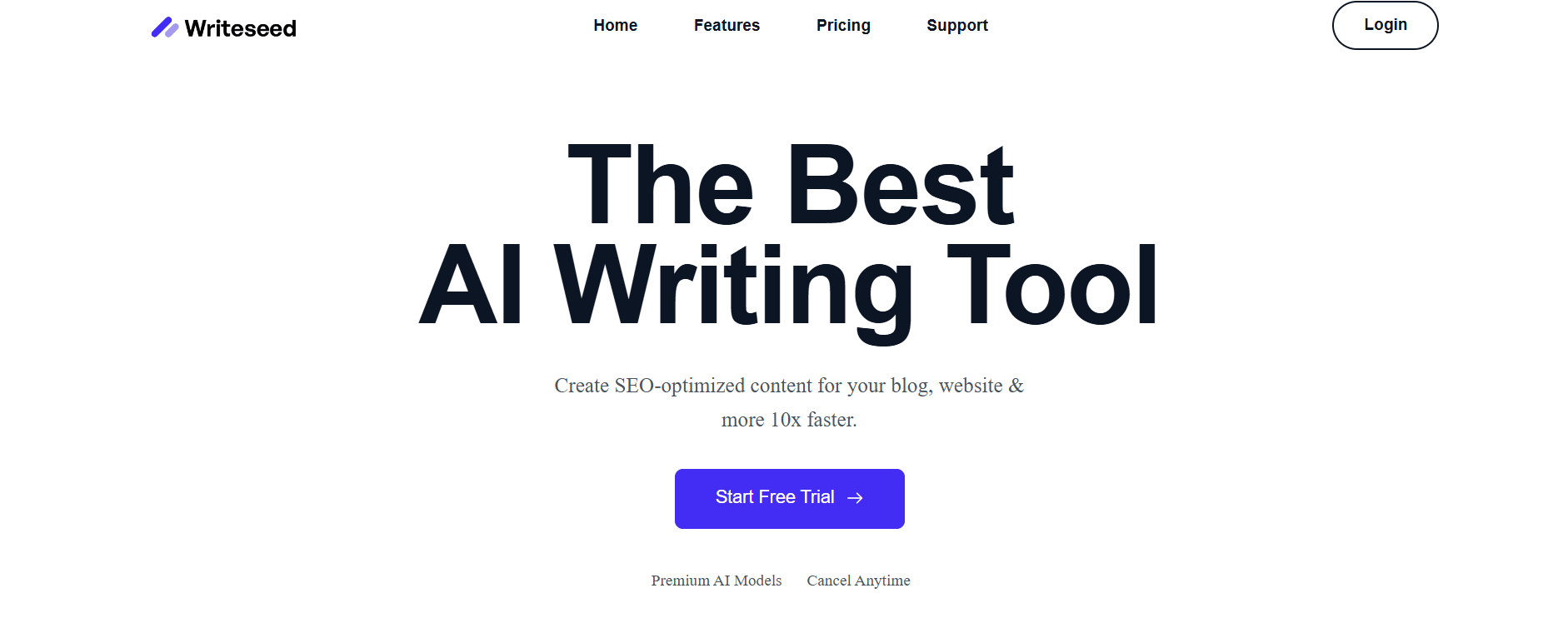 Writeseed - Write 10x Faster with AI-Powered Content Creation