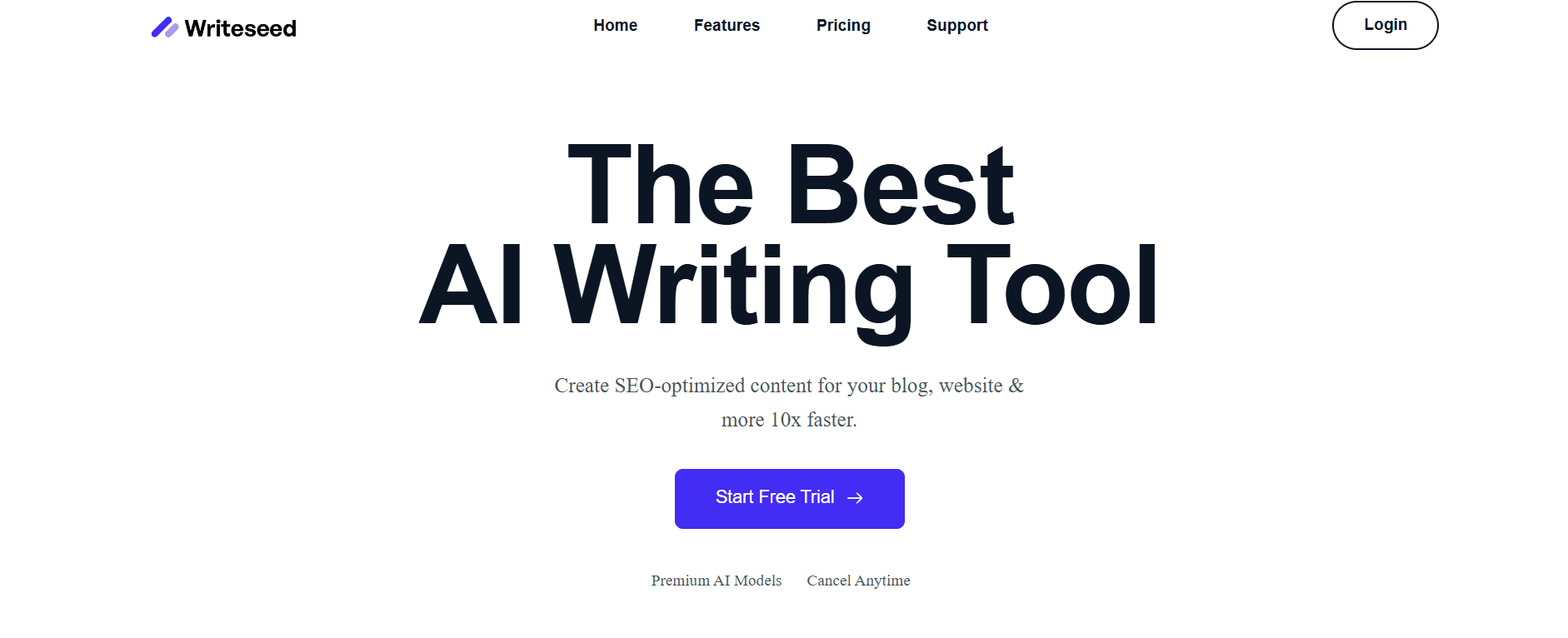 Writeseed - Write 10x Faster with AI-Powered Content Creation