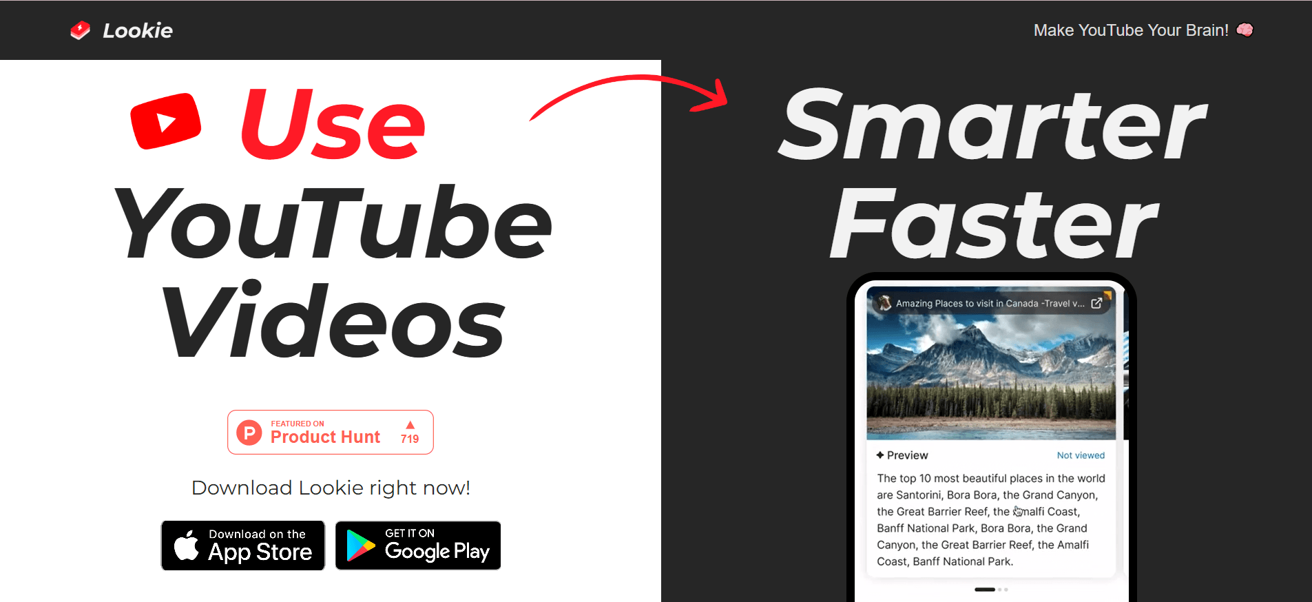 Lookie - Get YouTube Summaries to Learn Faster and Remember More