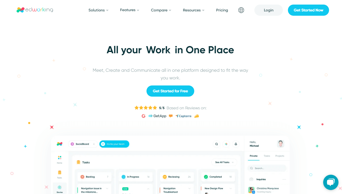 Edworking - Centralize Your Team’s Workflow and Communication