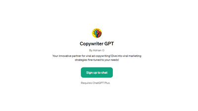 Copywriter GPT - Personal Copywriting Assistant for Viral Ads