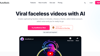 AutoReels.ai - Create Faceless Videos for Social Media