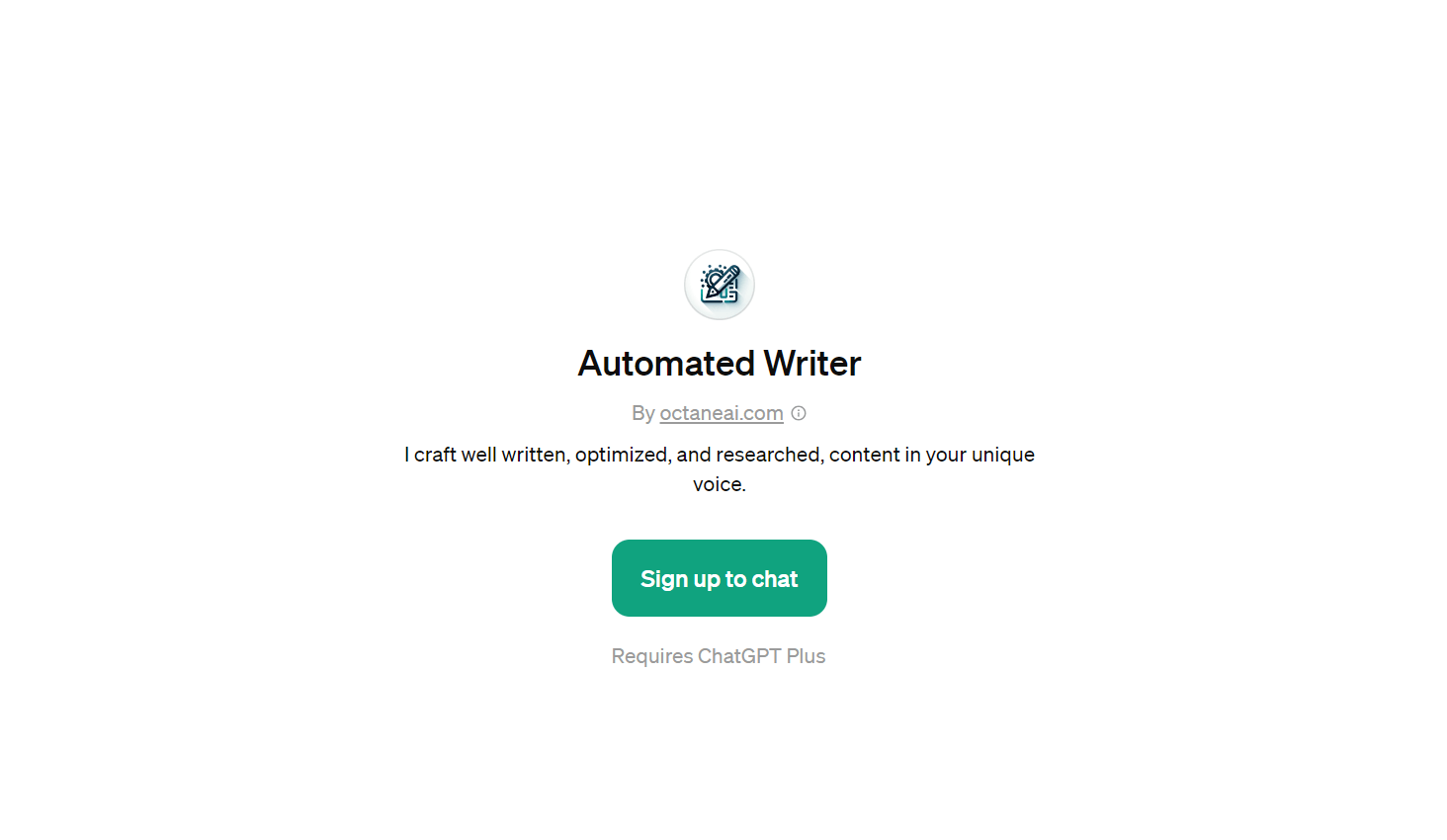 Automated Writer - Generate Written Content in Your Own Voice